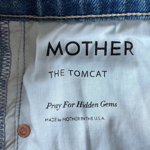 Mother Superior The Tomcat Ankle Jeans Size 25 Button Fly Pray for Hidden Gems - Picture 2 of 10